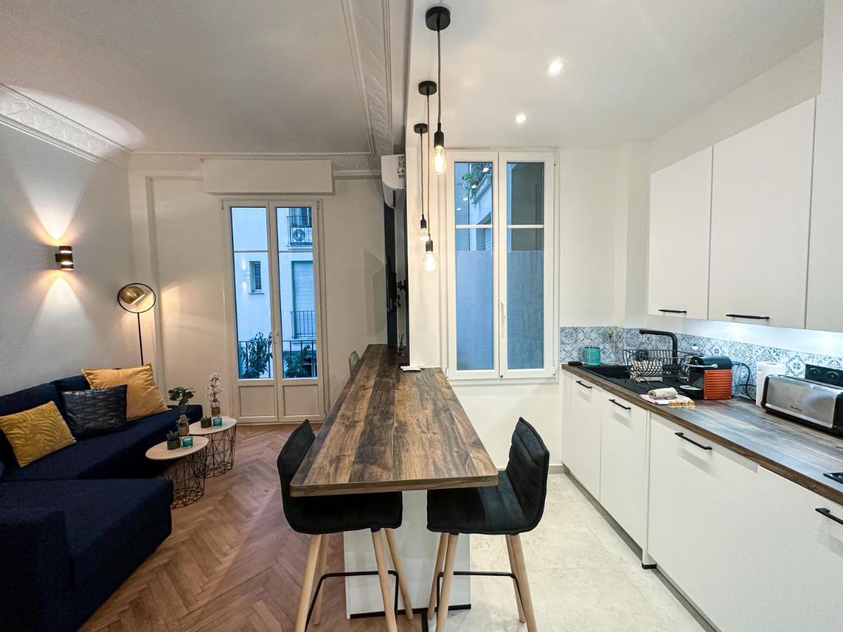 Clemenceau - Appartement Central, Calme, Cosy, Moderne 尼斯 外观 照片