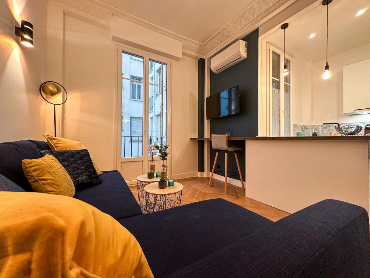 Clemenceau - Appartement Central, Calme, Cosy, Moderne 尼斯 外观 照片